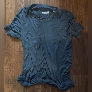Tommy Bahama Deep Slate Blue Short Sleeve Polo